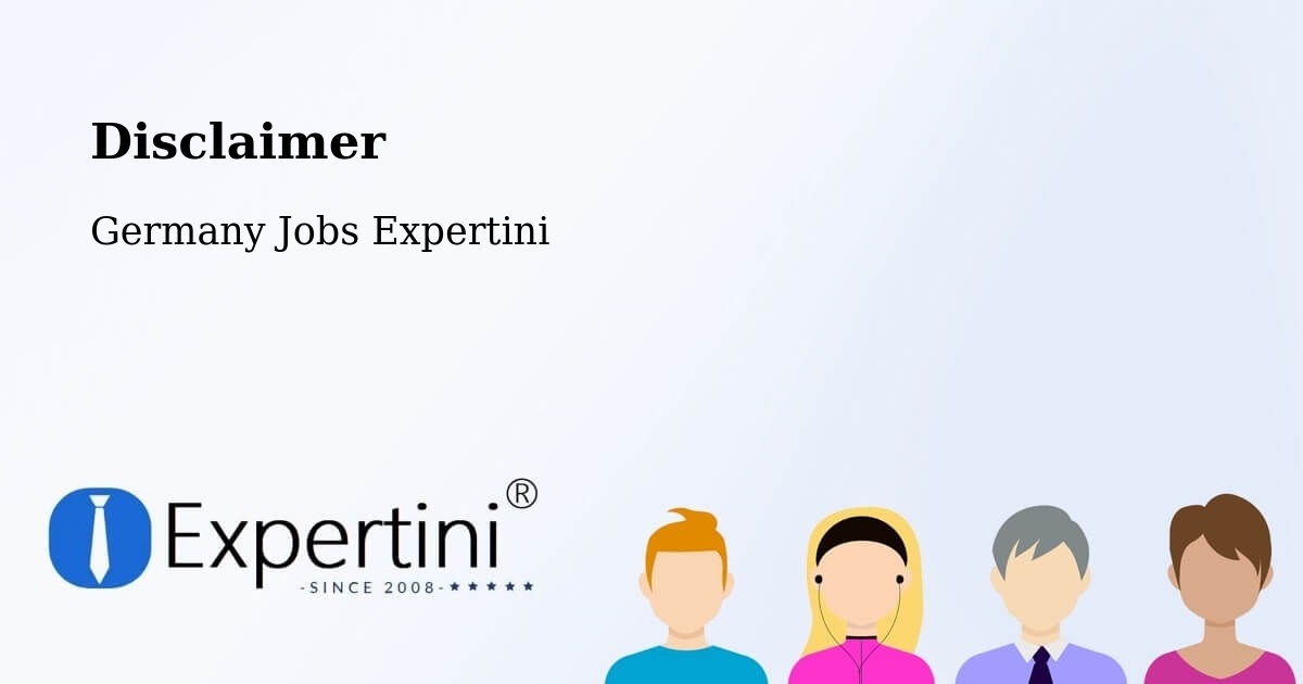 Disclaimer – Augsburg - Germany Jobs Expertini